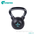 Kettlebell de borracha de ginástica para serviço pesado